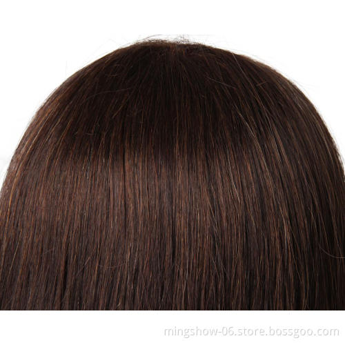 No makeup black mix hair mannequin head with hair training on sale